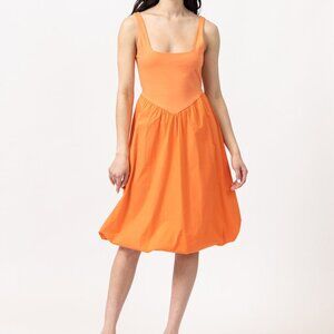 Derek Heart Bubble Medium Orange Dress Bootlegger